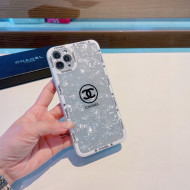 Chanel iPhone Case Silver/White 2021 1104102