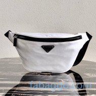 Prada Nylon and Saffiano Leather Belt Bag 2VL033 White 2020