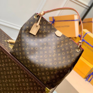 Louis Vuitton Graceful MM Hobo Bag in Monogram Canvas/Peony M43703 2022