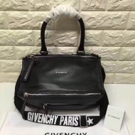 Givenchy Medium Paris Panora Bag in Calf Leather with Canvas Strap 2018