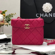 Chanel Lambskin Small Dinner Bag AS2877 Red 2021