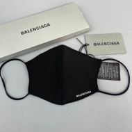 Balenciaga Cotton Mask Black 2021 (Two Pieces Set) 