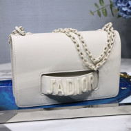Dior J'Adior Ultra Matte Flap Bag White 2019