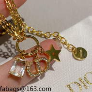 Dior CD Star Necklace Gold 2021 110912