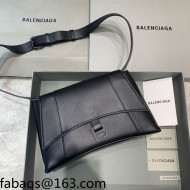 Balenciaga Hourglass Sling Back Large Bag in Calf Leather All Black 2021