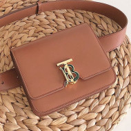 Burberry Leather TB Buckle Belt Bag Brown 2019