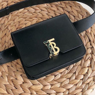 Burberry Leather TB Buckle Belt Bag Black 2019