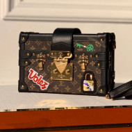 Louis Vuitton Petite Malle Trunk Bag in Embroidered Monogram Canvas M40273 2021