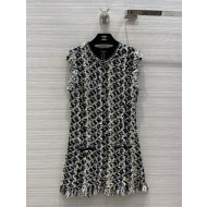 Chanel Tweed Dress CHD40106 Black 2022