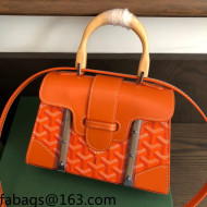 Goyard Saigon Structure PM/Mini Top Handle Bag Orange 2021