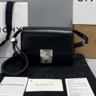Givenchy Small 4G Bag in Smooth Box Leather Black/Silver 2021