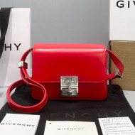 Givenchy Small 4G Bag in Smooth Box Leather Red 2021