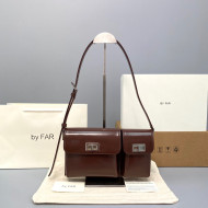 By Far Billy Semi Patent Leather Shoulder Bag Brown 2021 