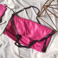 Stella McCartney Falabella Fold Over Tote Bag Hot Pink 2020