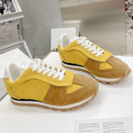 Maison Margiela Patchwork Suede Sneakers Yellow 2021