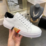 Burberry Check Calfskin Low-top Sneakers White 03 2021 (For Women and Men)