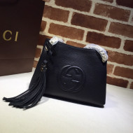 Gucci Interlocking G Leather Small Tote bag 387043 Black 2022