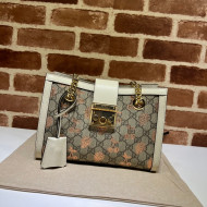 Gucci Padlock Small Berry GG Canvas Shoulder Bag 498156 Beige  2022