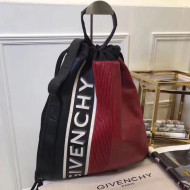 Givenchy Reverse Givenchy Drawstring Backpack Bag Red/Black 2018