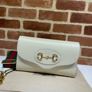 Gucci Horsebit 1955 Leather Small Bag 677286 White 2022