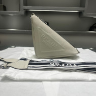 Prada Saffiano Triangle Bag 2VH155 White 2022