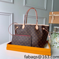 Louis Vuitton Neverfull MM Tote Bag M41178 Monogram Canvas/Hot Pink 2022 54