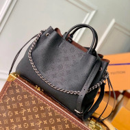 Louis Vuitton Bella Tote Bag in Mahina Perforated Calfskin M59200 Black 2022