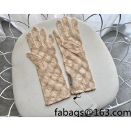 Gucci GG Mesh Gloves Nude 2022