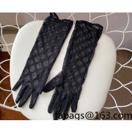 Gucci GG Mesh Gloves Black 2022 52