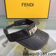 Fendi FF Visor Hat Black 2022 0401166