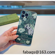 Gucci Tiger iPhone Case Green 2022 040101