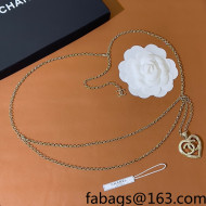 Chanel Heart Chain Belt 2022 040254