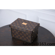 Louis Vuitton Monogram Canvas and Gained Leather Box 2022 040287