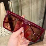 Gucci Sunglasses GG0733 Red 2022  