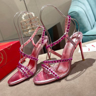 Christian Louboutin Neon High Heel Sandals 10cm Pink 2022 032836
