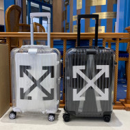 Rimowa x Off-White Transparent Luggage 20inches White/Black 2022