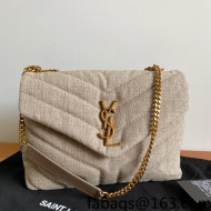 Loulou Small Bag in "Y" Matelasse Linen 494699 2022