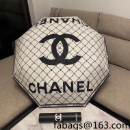 Chanel CC Umbrella White/Black 2022 45