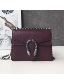 Gucci Dionysus Mini Leather Bag 421970 Burgundy