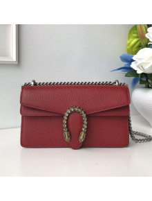 Gucci Dionysus Leather Small Shoulder Bag 499623 Red 2020