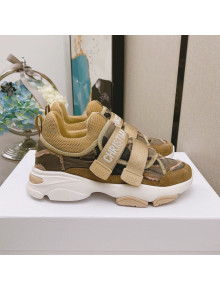 Dior D-Wander Sneakers in Beige Camouflage Technical Fabric 2021 05