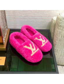Louis Vuitton Shearling Loafers Pink 2021 111790