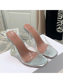 Amina Muaddi TPU Heel Slide Sandals 9.5cm White 2021 41