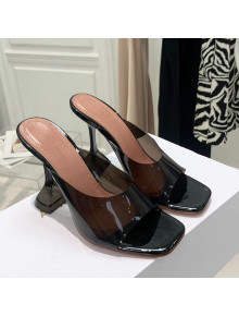 Amina Muaddi TPU Heel Slide Sandals 9.5cm Black 2021 42