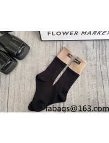 Balenciaga Socks Black/Beige 2021 122225