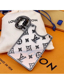 Louis Vuitton Transparent LV Prism ID Holder Bag Charm and Key Holder Black 2021 