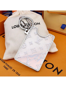 Louis Vuitton Transparent LV Prism ID Holder Bag Charm and Key Holder White 2021 
