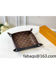 Louis Vuitton Monogram Canvas and Leather Tray 25cm Black 2021 42