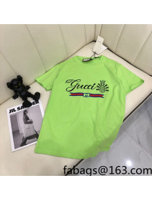 Gucci Cotton T-Shirt Green 2022 35