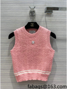 Chanel Vest Pink 2022 69